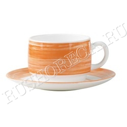 Блюдце Brush Orange d140 мм