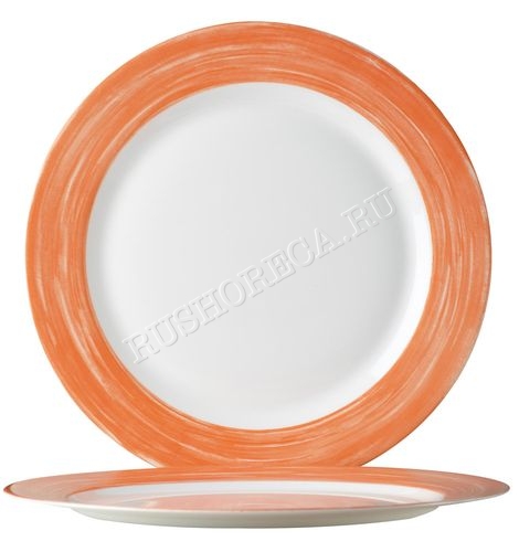 Тарелка Brush Orange d195 