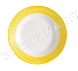 Тарелка Brush Yellow d225 мм 