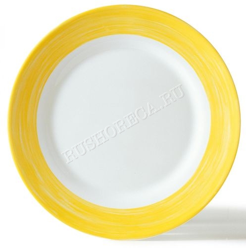 Тарелка Brush Yellow d235 мм 