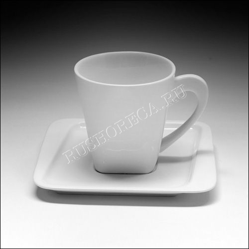 Чайная пара 220 мл квадратная