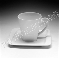 Чайная пара 220 мл квадратная