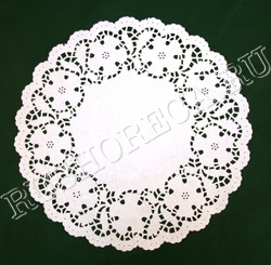 Салфетки ажурные D29см Круглые