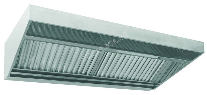 Зонт вытяжной пристенный МСВ 2100х1200х400