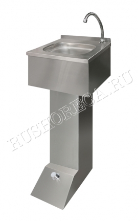 Рукомойник педальный РКЦп (без смесителя) 400х300х860