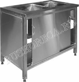 Ванна тумба сварная мойка ВМТ-1 1000х600х860