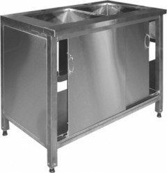 Ванна тумба сварная мойка ВМТ-1 1200х600х860