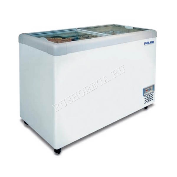 Ларь морозильный со стеклянной крышкой POLAIR DF 130SF-S
